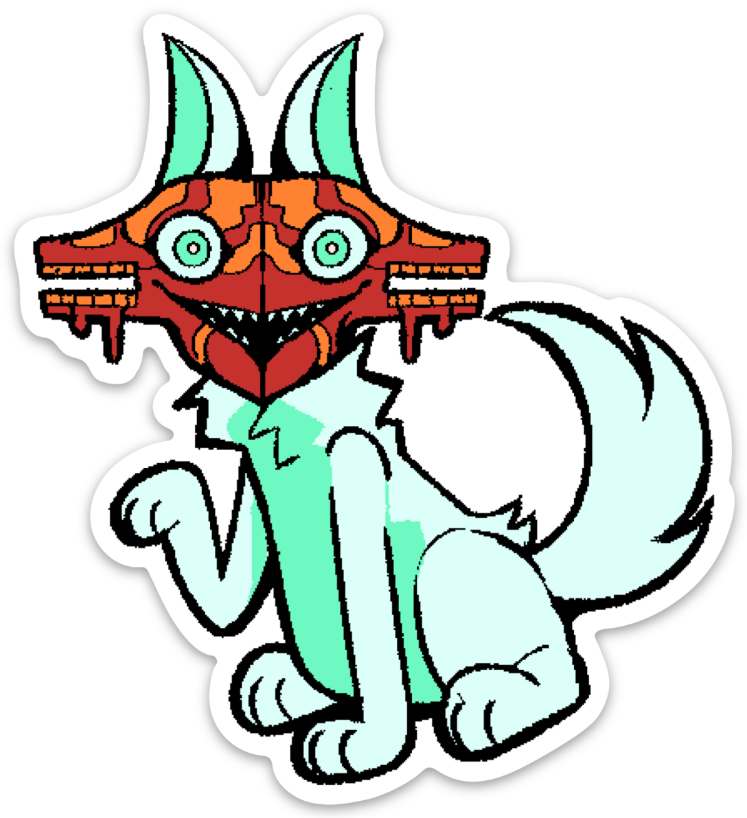 King of all Dogs Sticker